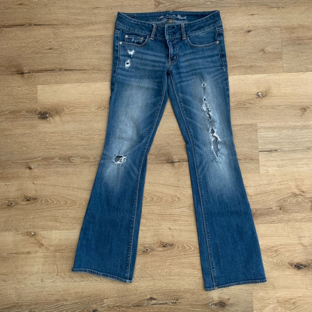 American Eagle Stretch Artist Distressed Jeans